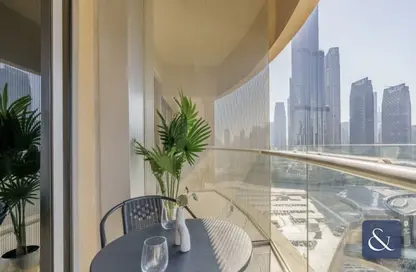 صورة لـ شرفة شقة - 1 حمام للبيع في فندق العنوان دبي مول - دبي وسط المدينة - دبي ، صورة رقم 1
