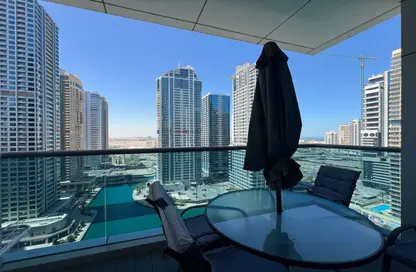 شقة - غرفة نوم - 2 حمامات للايجار في إقامة إم بي إل - (JLT) مجمع K - أبراج بحيرة الجميرا - دبي