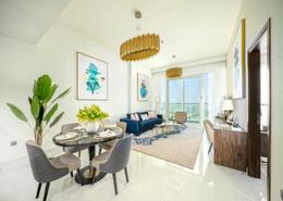 Living / Dining Room image for: Hotel and Hotel Apartment - 1 bedroom - 2 bathrooms for rent in Avani Palm View Hotel & Suites - Dubai Media City - Dubai, Image 1