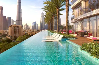 Pool image for: Apartment - 3 Bedrooms - 4 Bathrooms for sale in City Center Residences - Downtown Dubai - Dubai, Image 1