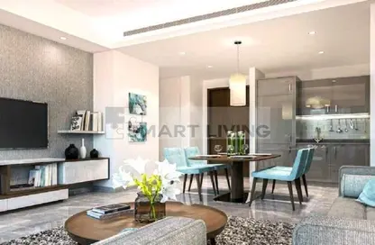 Living / Dining Room image for: Apartment - 2 Bedrooms - 2 Bathrooms for sale in The Crest - Sobha Hartland - Mohammed Bin Rashid City - Dubai, Image 1