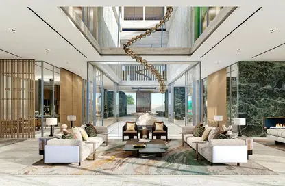 Living Room image for: Apartment - 2 Bedrooms - 4 Bathrooms for sale in Keturah Resort - Al Jaddaf - Dubai, Image 1