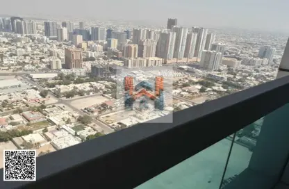 شقة - غرفة نوم - 2 حمامات للايجار في برج الكورنيش - طريق كورنيش عجمان - عجمان