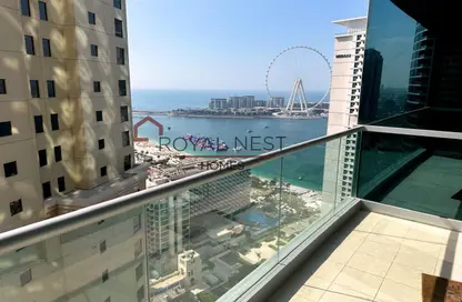 Apartment - 2 Bedrooms - 2 Bathrooms for rent in Al Fattan Marine Tower - Al Fattan Marine Towers - Jumeirah Beach Residence - Dubai