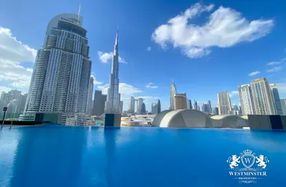 Apartment - 1 Bedroom - 2 Bathrooms for rent in Boulevard Point - Downtown Dubai - Dubai