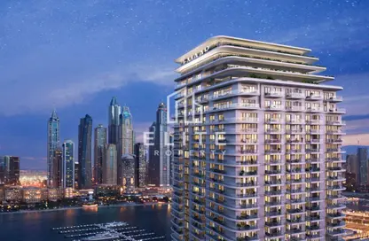 Apartment - 2 Bedrooms - 2 Bathrooms for sale in Beachgate by Address - EMAAR Beachfront - Dubai Harbour - Dubai