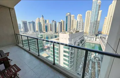 Apartment - 2 Bedrooms - 3 Bathrooms for rent in Al Majara 1 - Al Majara Towers - Dubai Marina - Dubai