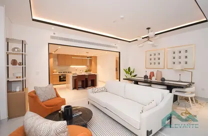 Living / Dining Room image for: Apartment - 3 Bedrooms - 4 Bathrooms for sale in Azizi Venice - Dubai South (Dubai World Central) - Dubai, Image 1