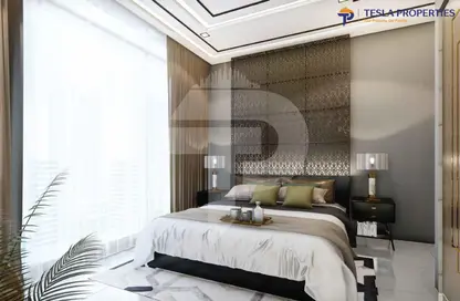 Room / Bedroom image for: Apartment - 1 Bedroom - 2 Bathrooms for sale in Samana Waves 2 - Samana Waves - Jumeirah Village Circle - Dubai, Image 1