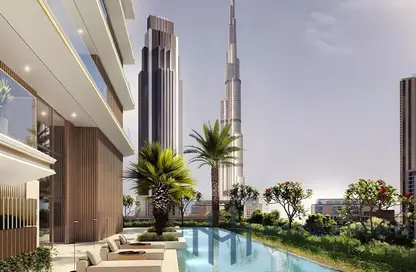 شقة - غرفة نوم - 2 حمامات للبيع في اكسكوزيت ليفينج ريزيدنسز - برج خليفة - دبي وسط المدينة - دبي