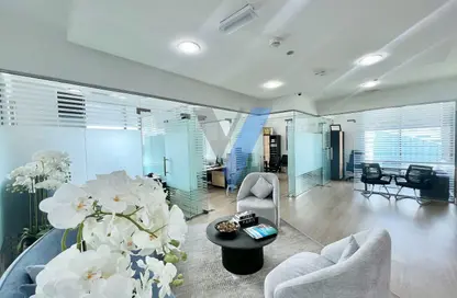 Office Space - Studio - 1 Bathroom for rent in The Prism - Business Bay - Dubai