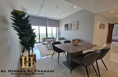 Apartment - 1 Bedroom - 3 Bathrooms for rent in Blue Waves Tower - Dubai Land Residence Complex - Dubai