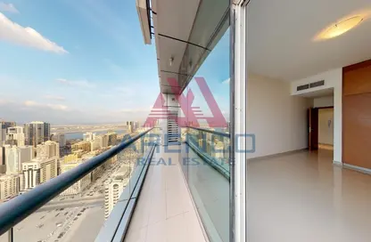 Balcony image for: Apartment - 1 Bedroom - 2 Bathrooms for rent in Golden Sands Tower - Al Nahda - Sharjah, Image 1