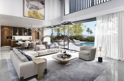 Living Room image for: Villa - 6 Bedrooms - 7 Bathrooms for sale in Saadiyat Lagoons - Saadiyat Island - Abu Dhabi, Image 1
