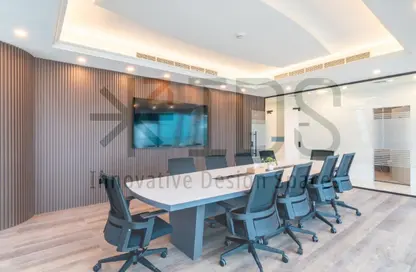 Business Centre - Studio - 2 Bathrooms for rent in The Prism - Business Bay - Dubai