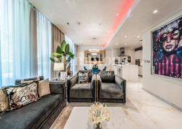 Living Room image for: Apartment - 1 bedroom - 2 bathrooms for sale in Apartment Building 7 - Bluewaters Residences - Bluewaters - Dubai, Image 1