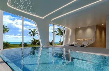 Pool image for: Apartment - 3 Bedrooms - 4 Bathrooms for sale in Oceano - Al Marjan Island - Ras Al Khaimah, Image 1