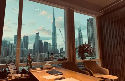 مكتب - استوديو - 1 حمام للايجار في برج تماني - الخليج التجاري - دبي