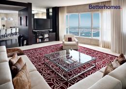 صورةغرفة المعيشة لـ: النزل و الشقق الفندقية - 3 غرف نوم - 4 حمامات للكراء في فندق ماريوت هاربر - دبي مارينا - دبي, صورة 1