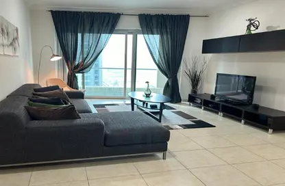 Apartment - 1 Bedroom - 2 Bathrooms for rent in Marina Heights - Dubai Marina - Dubai