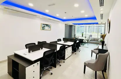 Office Space - Studio - 3 Bathrooms for rent in Tamani Art Tower - Business Bay - Dubai