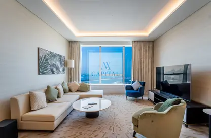 Apartment - 1 Bedroom - 2 Bathrooms for rent in The Palm Tower - Palm Jumeirah - Dubai