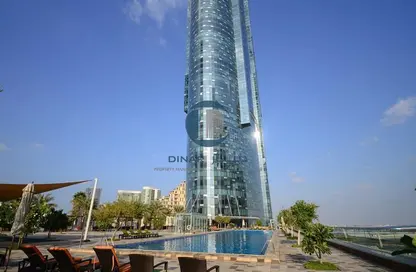 Pool image for: Apartment - 2 Bedrooms - 4 Bathrooms for rent in Sky Tower - Shams Abu Dhabi - Al Reem Island - Abu Dhabi, Image 1
