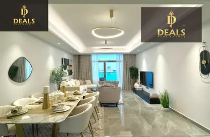 Apartment - 2 Bedrooms - 3 Bathrooms for sale in Ajman Creek Towers - Al Rashidiya 1 - Al Rashidiya - Ajman
