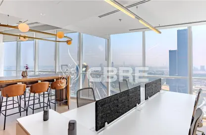 Office Space - Studio - 1 Bathroom for rent in Burj Al Salam - Sheikh Zayed Road - Dubai