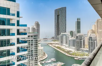شقة - غرفة نوم - 2 حمامات للايجار في برج إسكان - دبي مارينا - دبي