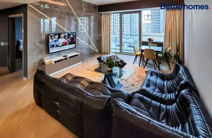 شقة - غرفة نوم - 2 حمامات للايجار في أوشن هايتس - دبي مارينا - دبي