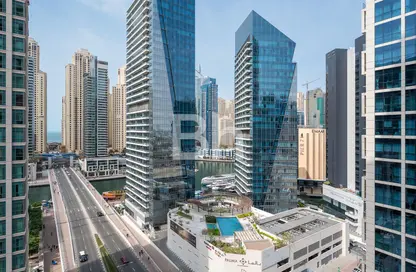 Apartment - 3 Bedrooms - 5 Bathrooms for rent in Marina Mansions - Dubai Marina - Dubai