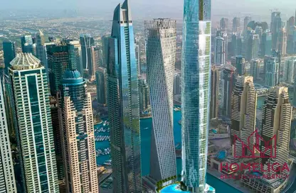 Apartment - Studio - 1 Bathroom for sale in Ciel Tower - Dubai Marina - Dubai