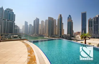 Apartment - 1 Bedroom - 2 Bathrooms for rent in Trident Bayside - Dubai Marina - Dubai