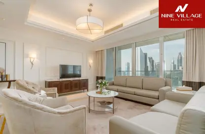 Apartment - 4 Bedrooms - 5 Bathrooms for rent in The Address BLVD Sky Collection - Downtown Dubai - Dubai