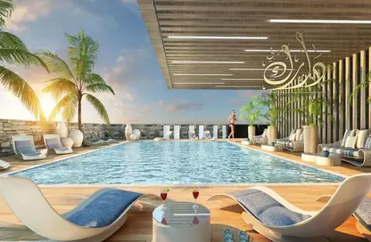 صورة لـ حوض سباحة شقة - غرفة نوم - 2 حمامات للبيع في برج بلو ويفز - مجمع دبي ريزيدنس - دبي ، صورة رقم 1