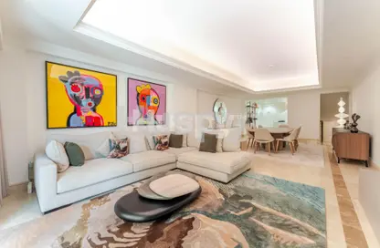 Apartment - 3 Bedrooms - 4 Bathrooms for rent in The Fairmont Palm Residence South - The Fairmont Palm Residences - Palm Jumeirah - Dubai
