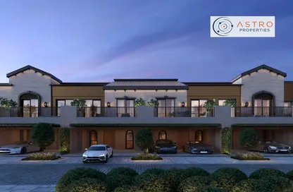 Outdoor House image for: Villa - 3 Bedrooms - 4 Bathrooms for sale in Jasmine Lane - Jumeirah Golf Estates - Dubai, Image 1