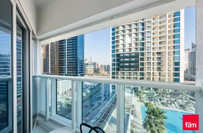 Balcony image for: Apartment - 1 Bathroom for rent in PRIVE BY DAMAC (A) - DAMAC Maison Privé - Business Bay - Dubai, Image 1
