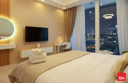 Apartment - Studio - 1 Bathroom for rent in Waves Tower - Business Bay - Dubai