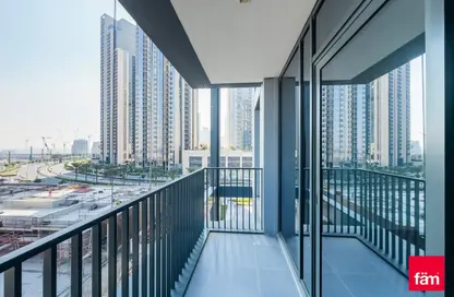 Balcony image for: Apartment - 1 Bedroom - 1 Bathroom for rent in Creek Edge Tower 1 - Creek Edge - Dubai Creek Harbour (The Lagoons) - Dubai, Image 1