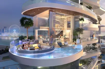 شقة - غرفة نوم - 1 حمام للبيع في بناية بي - داماك باي - دبي هاربور - دبي