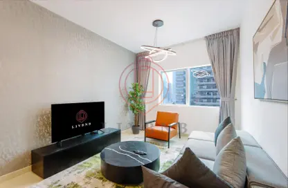 Living Room image for: Apartment - 1 Bedroom - 1 Bathroom for rent in Marina Diamond 5 - Marina Diamonds - Dubai Marina - Dubai, Image 1