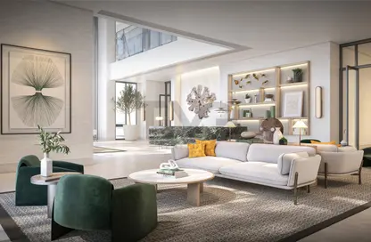 Living Room image for: Apartment - 2 Bedrooms - 3 Bathrooms for sale in Elvira - Park Heights - Dubai Hills Estate - Dubai, Image 1