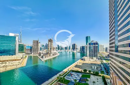 شقة - غرفة نوم - 1 حمام للايجار في برج تشرشل السكني - أبراج تشرشل - الخليج التجاري - دبي