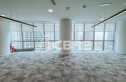 Office Space - Studio - 1 Bathroom for rent in Almas Tower - Lake Almas East - Jumeirah Lake Towers - Dubai
