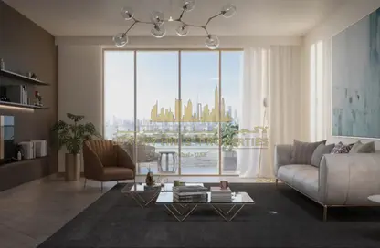 Living Room image for: Apartment - 1 Bedroom - 1 Bathroom for sale in AZIZI Riviera 3 - Meydan One - Meydan - Dubai, Image 1