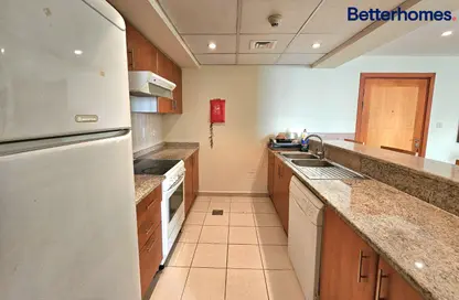 Kitchen image for: Apartment - 1 Bedroom - 1 Bathroom for rent in Al Dhafra 4 - Al Dhafra - Greens - Dubai, Image 1