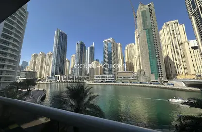 شقة - غرفة نوم - 2 حمامات للايجار في شقق أورا هاربور السكنية والفندقية - دبي مارينا - دبي