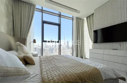 Room / Bedroom image for: Duplex - 2 Bedrooms - 4 Bathrooms for sale in SLS Dubai Hotel  and  Residences - Business Bay - Dubai, Image 1